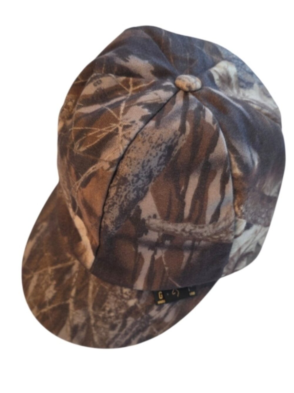 Vintage Browning Camouflage Hunting Baseball Cap Trucker Hat Retro Lid Camo Wood